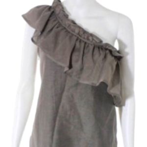 Zara Basics One Shoulder Mini Dress